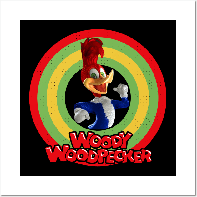 Woody Woodpecker Circle Style Wall Art by Gunung Sambojorka